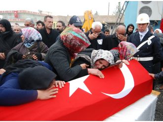 Şanlıurfalı şehit son yolculuğuna uğurlandı
