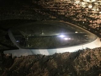 2 sene önce de düşen uçaktan paraşütle kurtulmuş