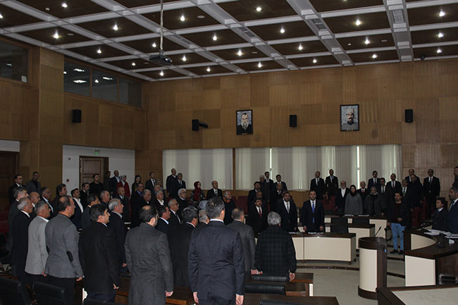 Büyükşehir belediye meclisi toplandı