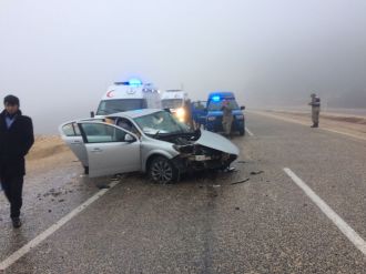 Feci kazada anne öldü, baba ve iki çocuğu yaralı