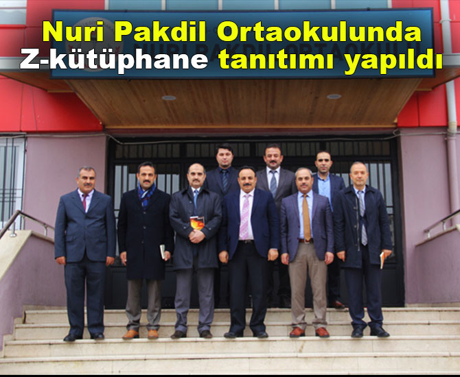 Nuri Pakdil Ortaokulunda Z-kütüphane tanıtımı yapıldı