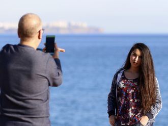 Antalyalılar güzel havanın tadını çıkardı