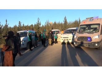 Halep’ten ayrılan siviller İdlib’de