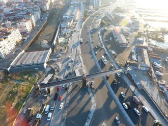 Avrasya Tüneli’nin son hali havadan görüntülendi