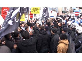 Kalabalık ABD Büyükelçiliğine yürümek istedi