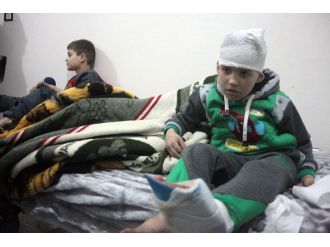 İdlip’teki hastaneden yürek burkan görüntüler