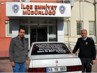 Polise destek için bunu yaptı