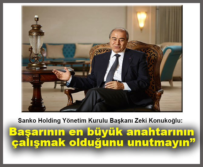 Başarının en büyük anahtarının çalışmak olduğunu unutmayın”