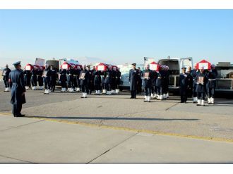 Şehitler memleketlerine uğurlandı