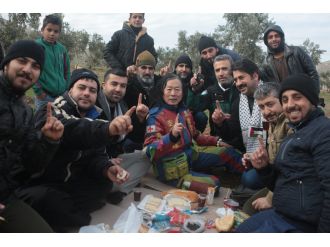 Çinli barış aktivisti Halep yolcusu