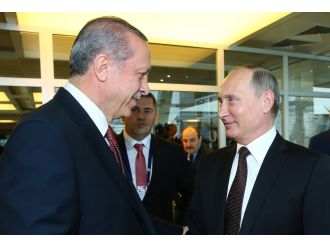 Erdoğan Putin’le görüştü