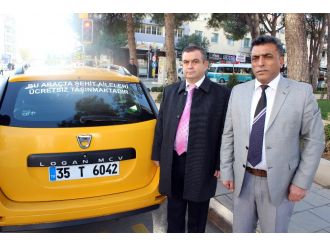 Şehit ailelerine ücretsiz taksi hizmeti