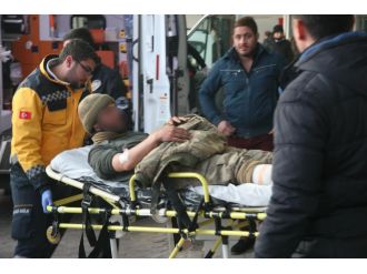Yaralı askerler Kilis’e getirildi