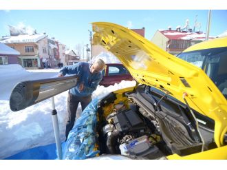 Sürücülerin soğukla imtihanı