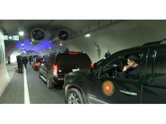 Avrasya Tüneli’nden ilk geçişi Cumhurbaşkanı Erdoğan yaptı