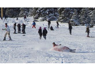 Uludağ’da kar kalınlığı 1 metreyi geçti