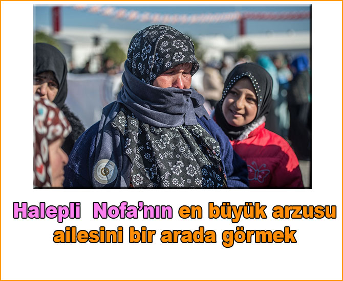 Halepli kadının en büyük arzusu ailesini bir arada görmek