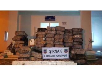 Şırnak’ta 329 bin paket kaçak sigara ele geçirildi