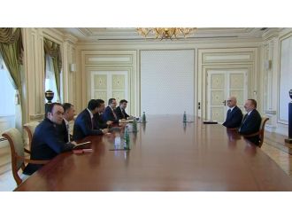 Bakan Zeybekci Aliyev’le görüştü
