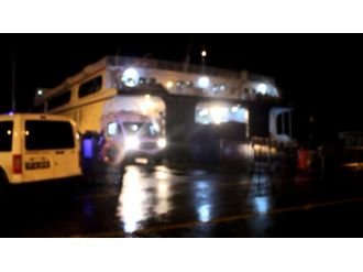 Feribottan denize yolcu düştü