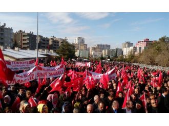 Mardin’de binler teröre karşı meydanda