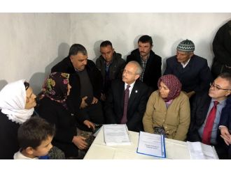 Kılıçdaroğlu, icralık olan köylüleri dinledi