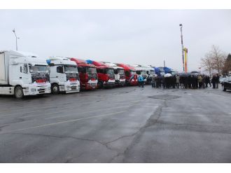 Halep’e Tekirdağ’dan 10 tır yardım