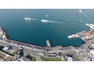 Dolgu yapılacak Üsküdar Sahili havadan görüntülendi