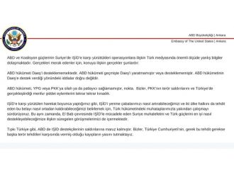 ABD Büyükelçiliğinden ilginç açıklama !