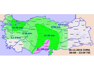 Meteorolojiden Mersin ve Adana için uyarı