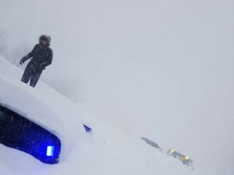 Jandarma ekiplerinin üzerine çığ düştü