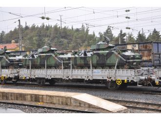 Fırat Kalkanı Harekatına zırhlı muharebe aracı takviyesi