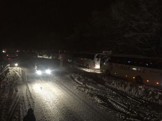 Bursa-Ankara yolu trafiğe kapandı