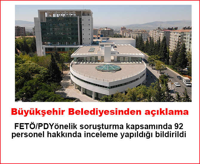 Kahramanmaraş'ta FETÖ/PDY soruşturması