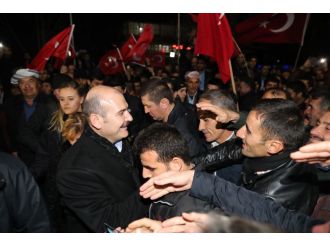 İçişleri Bakanı Soylu’ya Şemdinli’de yoğun ilgi