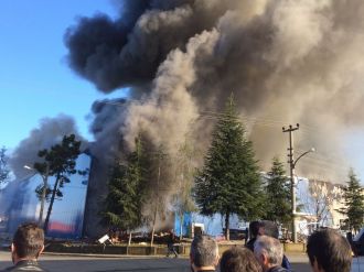 Organize sanayi sitesinde yangın