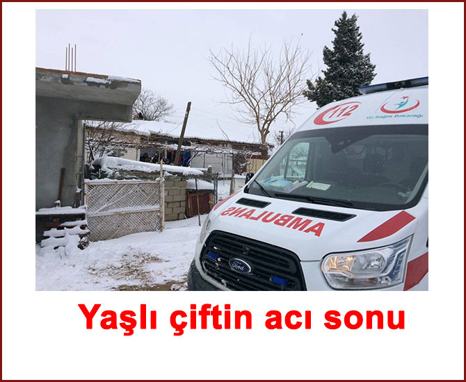 Yaşlı çiftin acı sonu