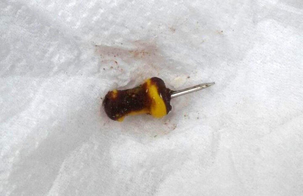 Yılbaşı gecesinde dağıtılan pastadan raptiye çıktı