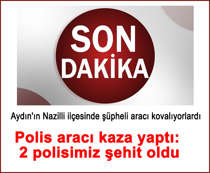 Polis aracı kaza yaptı: 2 şehit