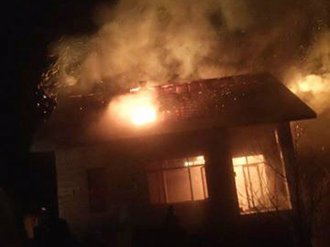 Belediye başkanının evinde korkutan yangın