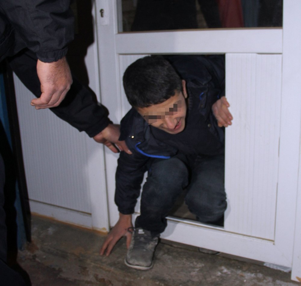 Adana’da trajikomik hırsızlık girişimi