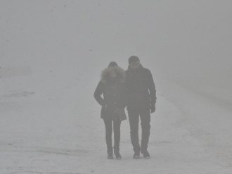 Soğuk hava ilçeyi felç etti: Eksi 32