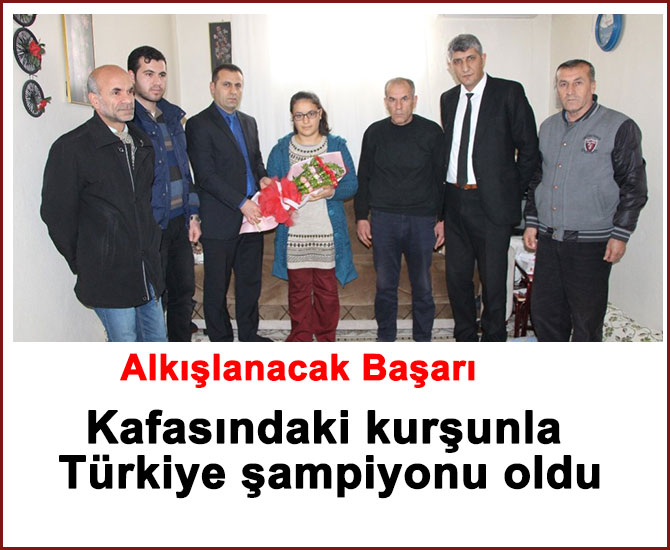 Kafasındaki kurşunla Türkiye şampiyonu oldu