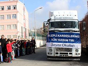 Kahramanmaraş'tan Halep'e yardım konvoyu