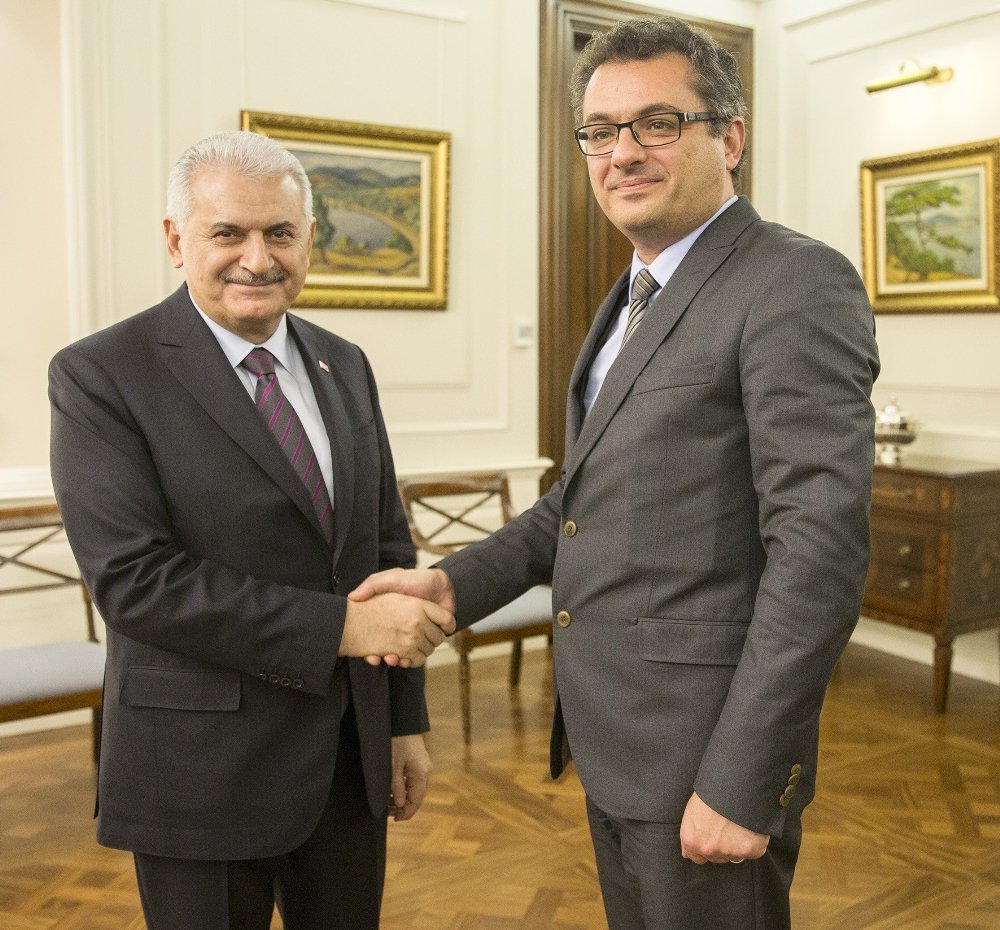 KKTC’li parti liderini kabul etti