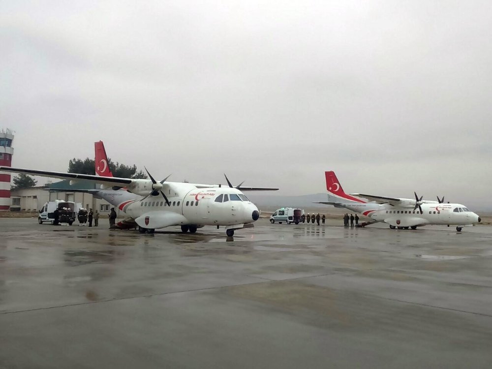 El Bab şehitleri memleketlerine uğurlandı