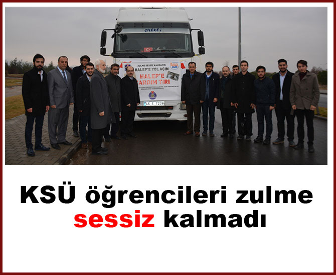 KSÜ öğrencileri zulme sessiz kalmadı