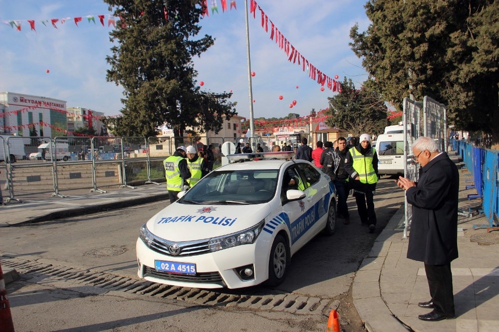Şanlıurfa’da Erdoğan için yoğun güvenlik önlemi