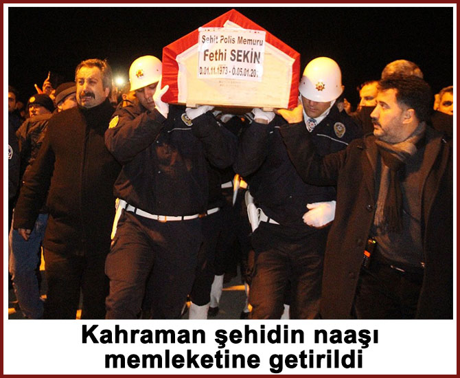 Kahraman şehidin naaşı memleketine getirildi