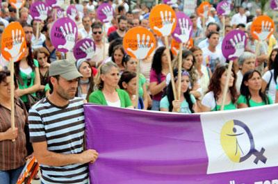 Tuncelide cinsel istismar protestosu
